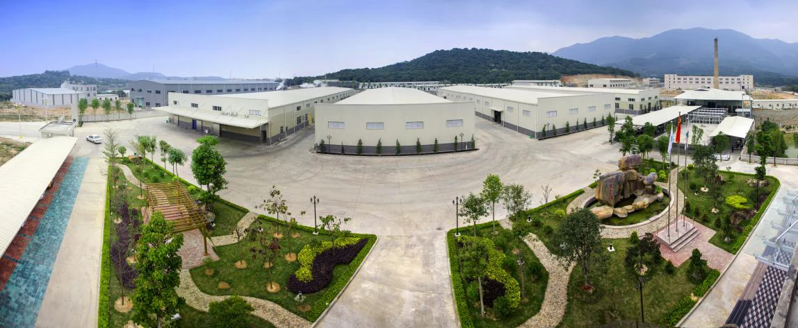 Raysun freeze dried food factory aerial view in China